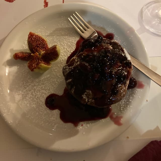 Photo of the dish “Tortino ai fichi e uvetta”