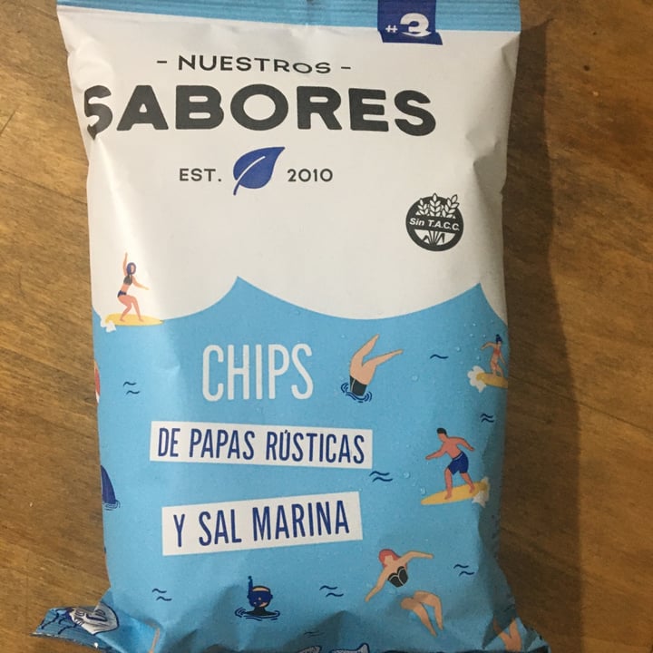 photo of Nuestros Sabores Chips de papas rústicas y sal marina shared by @natig on  03 Jul 2021 - review