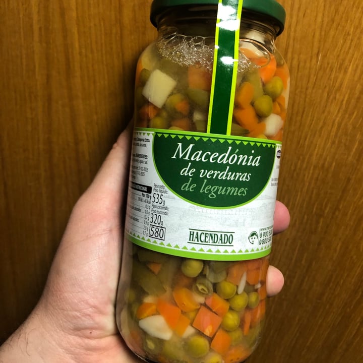review photo of Hacendado Macedonia de verduras shared by @jaavime on 06 Jul 2021 - review