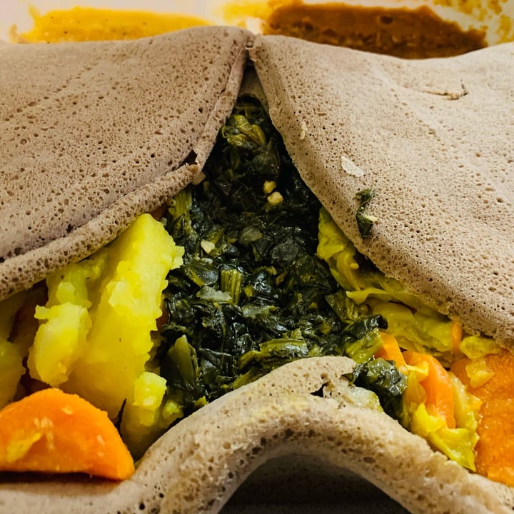 photo of Habesha Restaurant and Grocery Habesha Veggie Platter shared by @allhess on  11 Jul 2022 - review