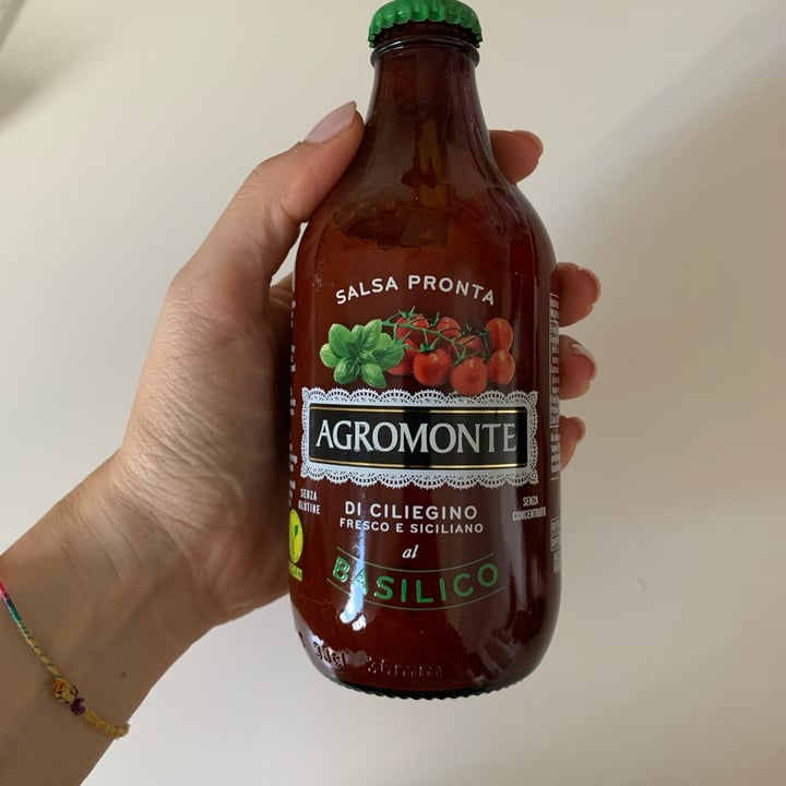 photo of Agromonte Salsa pronta di ciliegino al basilico shared by @bennina on  31 Jul 2022 - review