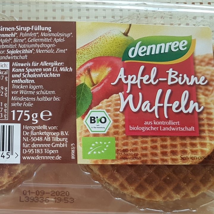 photo of Dennree Apfel-birne waffeln shared by @ixa on  18 May 2020 - review