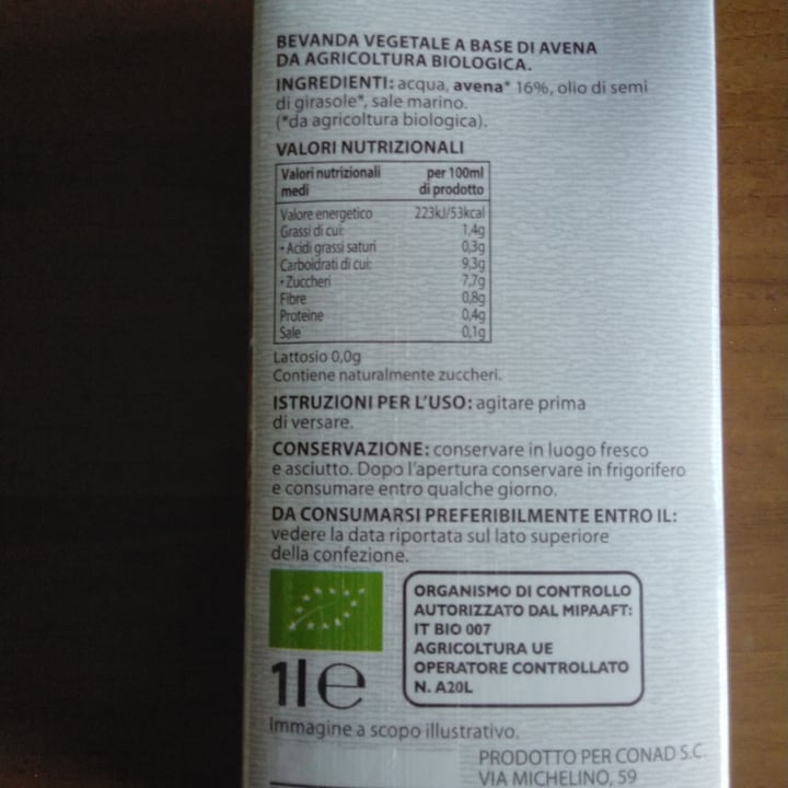 photo of Conad Bio Bevanda a base di avena shared by @barbarat on  01 May 2022 - review