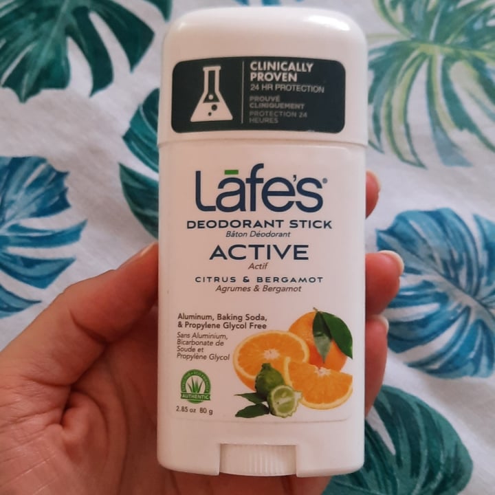review photo of Lafes Deodorant Stick shared by @nancybagattoli on 27 Feb 2022 - review