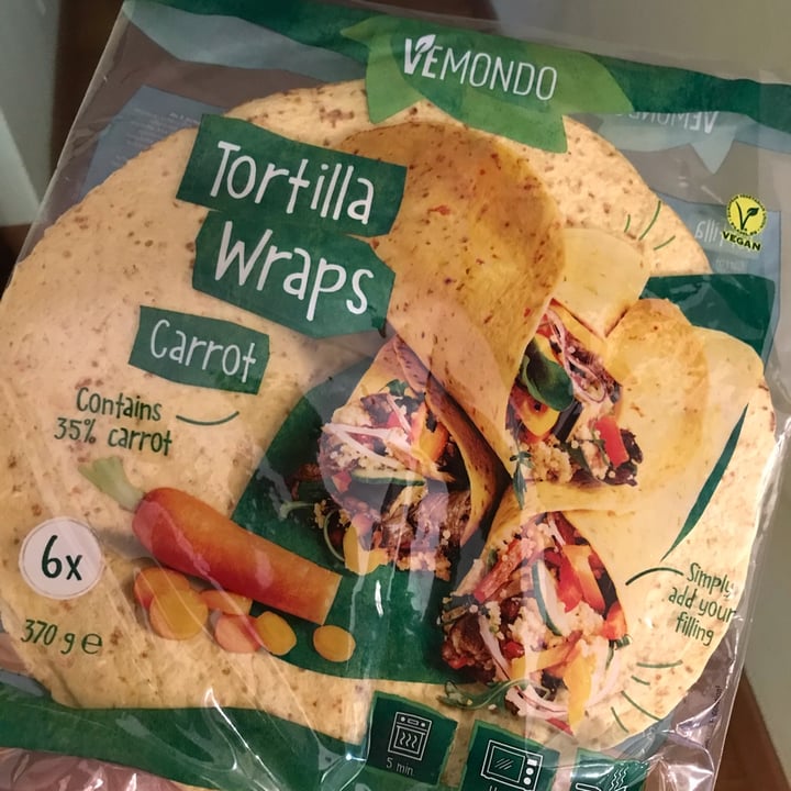 photo of Vemondo Tortilla wraps carrots shared by @lisa-85 on  10 Aug 2022 - review