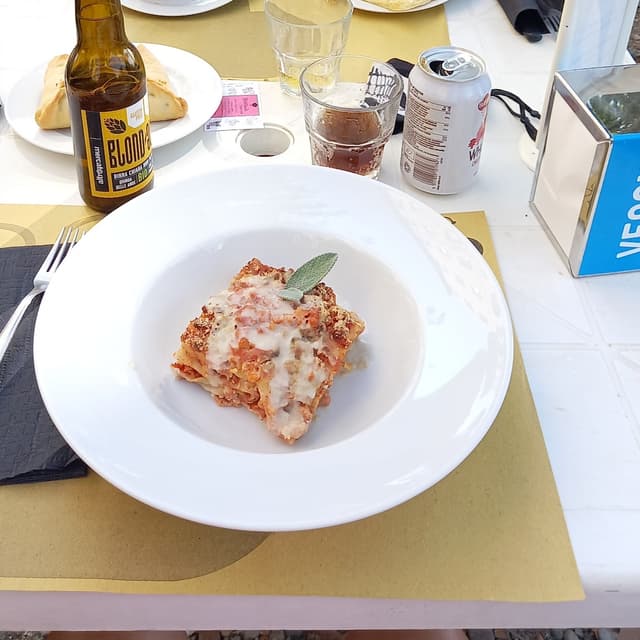 Foto do prato “Lasagna Vegana”