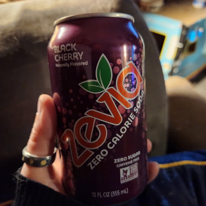 photo of Zevia Black Cherry Soda shared by @theveganwitch13 on  06 Oct 2022 - review