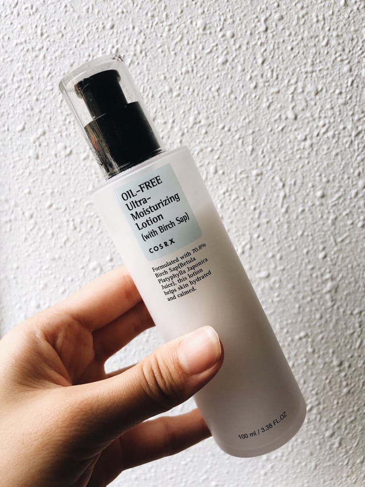 photo of Cosrx Oil-Free Ultra-Moisturising Lotion (with Birch Sap) shared by @consciouscookieee on  18 May 2019 - review