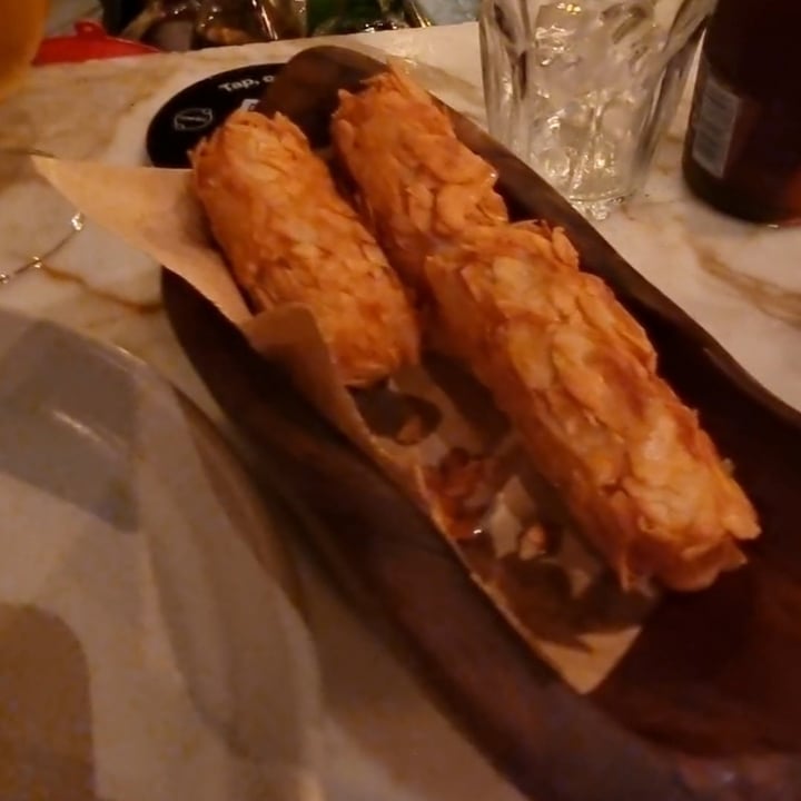 photo of Gigi's Pizzeria Almond croquettes shared by @lazyvegan29 on  19 Jun 2022 - review