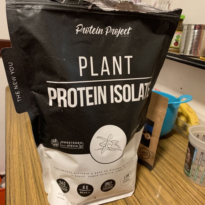 photo of Protein Project Vegan Protein Isolate Sabor vainilla Caramelo shared by @tefygabrielli on  11 Mar 2021 - review