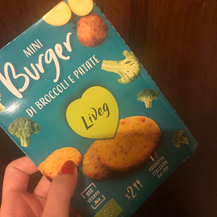 photo of Liveg Mini Burger di Broccoli E Patate shared by @fedekikka on  15 Dec 2021 - review