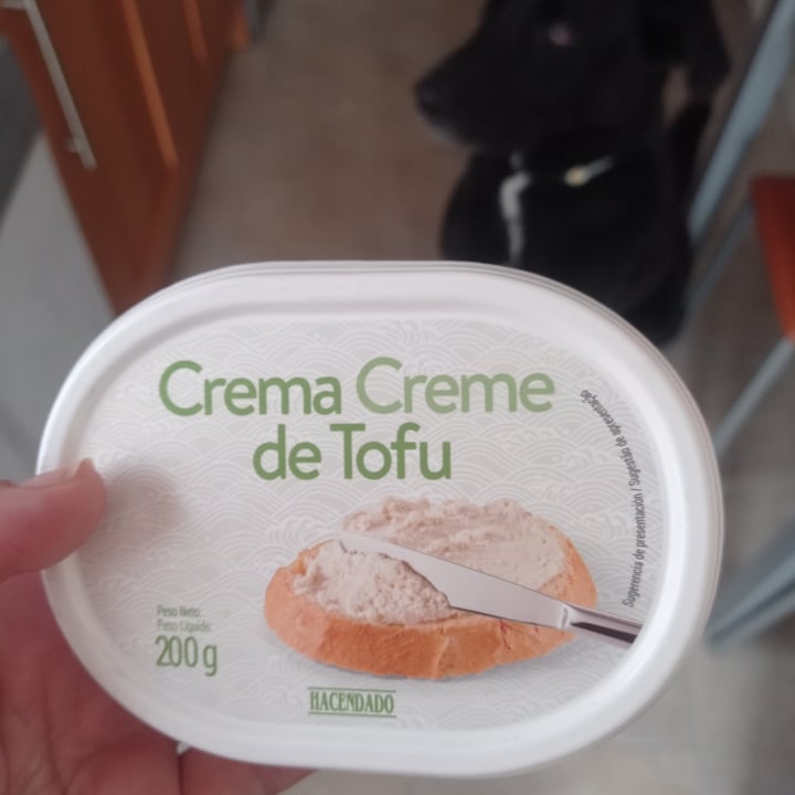 photo of Hacendado Crema de Tofu shared by @veggielauher on  07 Mar 2022 - review