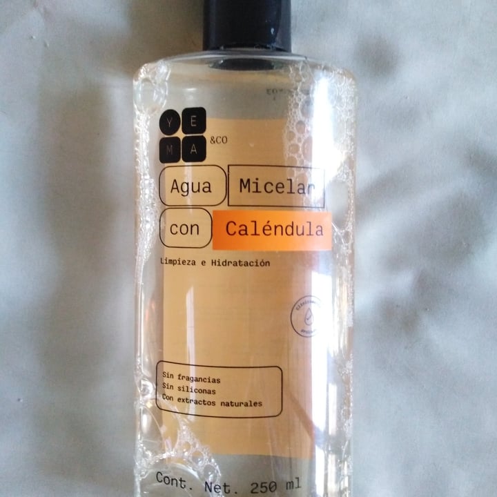 photo of YEMA Agua micelar con caléndula shared by @esmeraldasibaj on  18 Nov 2021 - review