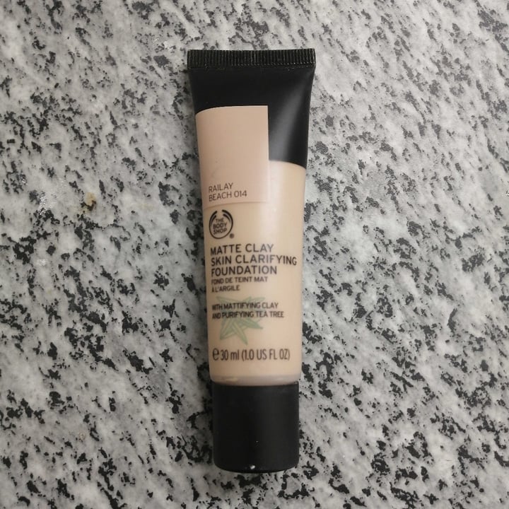 photo of The Body Shop Matte Clay Skin Clarifying Foundation shared by @saigepeters on  20 Jun 2020 - review