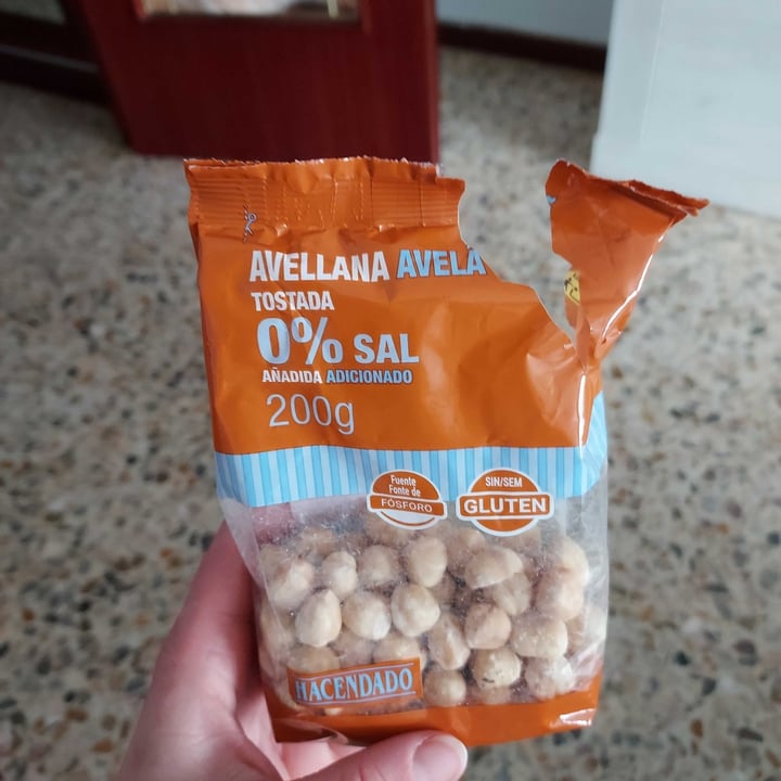 photo of Hacendado Avellanas tostadas 0% sal shared by @sabrinamurua on  27 Mar 2022 - review