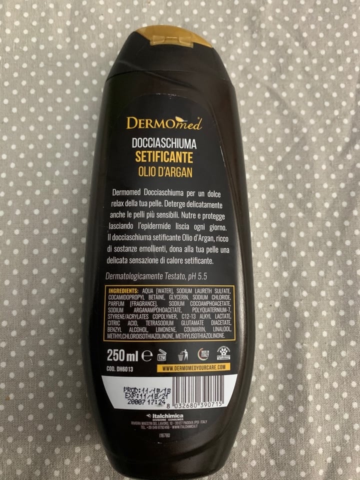 review photo of Dermomed Doccia Schiuma Argan shared by @lauriii on 21 Mar 2020 - review