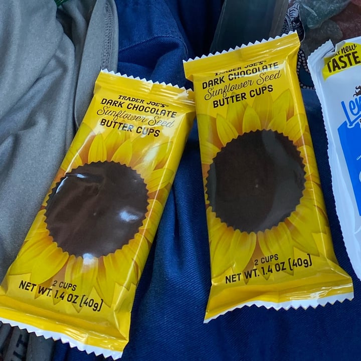 review photo of Trader Joe's Dark Chocolate Sunflower Seed Butter Cups shared by @kelhal on 05 Oct 2021 - review