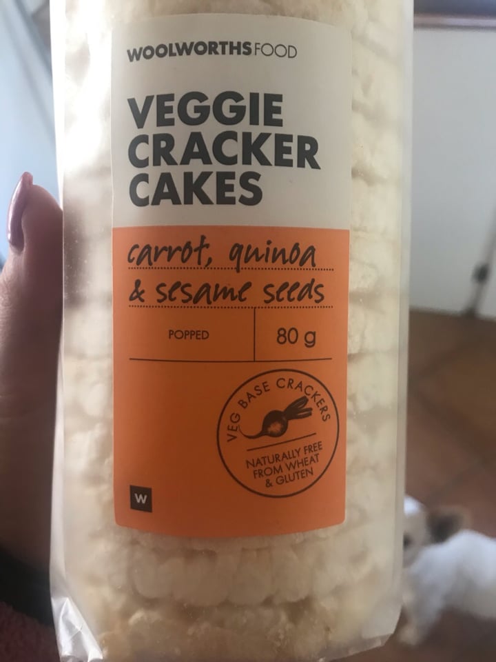 photo of Woolworths Food Veggie Cracker Cakes Lentil, Chickpea & Quinoa shared by @shanwels on  21 Jul 2019 - review