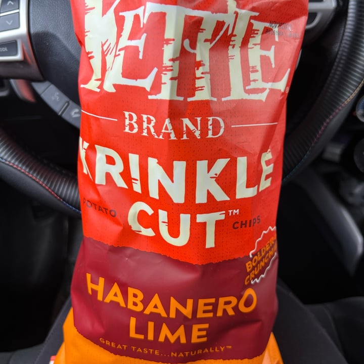 Kettle Brand Habanero lime Krinkle Cut Chips Review abillion