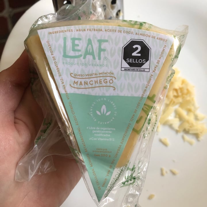 photo of Leaf Queso manchego shared by @ketchupfights on  06 Apr 2021 - review