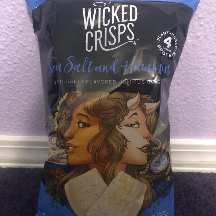 review photo of Wicked crisps Sea salt & hummus shared by @asummers0917 on 29 Apr 2021 - review