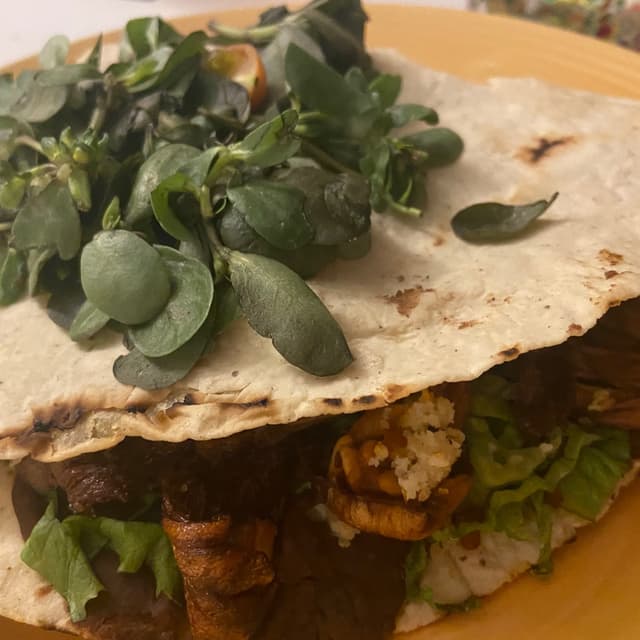 Photo of the dish “Tlayuda de Chorizo”