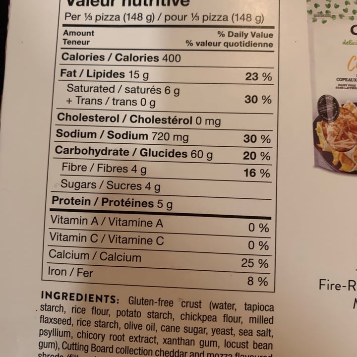 review photo of Daiya Cheeze Lover’s Thin Crust Gluten-Free Pizza shared by @tszedlak on 22 Oct 2020 - review