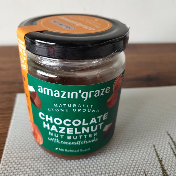photo of Amazin' graze Chocolate Hazelnut nut Butter With Coconut Chunks shared by @stevenneoh on  08 Nov 2020 - review