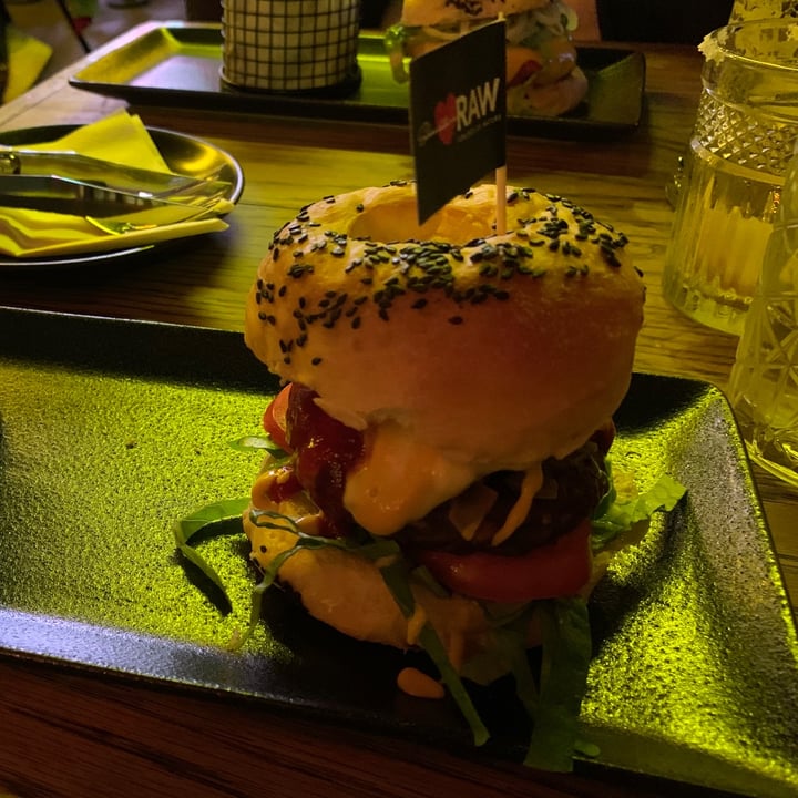 photo of Hudsons The Burger Joint (Claremont) The Scheckters Raw Burger shared by @caitlynclinton on  06 Jun 2021 - review