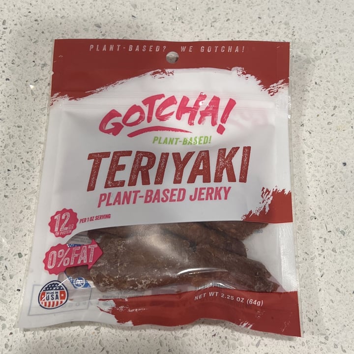 photo of Gotcha! Teriyaki Plant-Based Jerky shared by @daphnet on  03 Jul 2022 - review