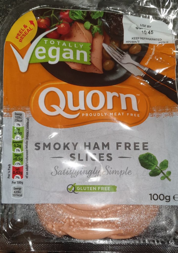 photo of Quorn Smoky Ham Free Slices shared by @mbysao on  08 Jan 2020 - review
