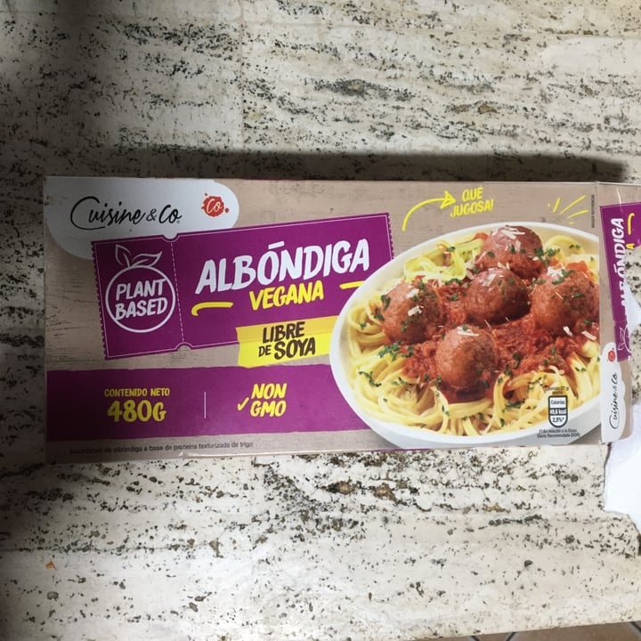 photo of Cuisine & Co Albóndiga de Carne Vegana shared by @cosmicfrog on  19 Oct 2021 - review