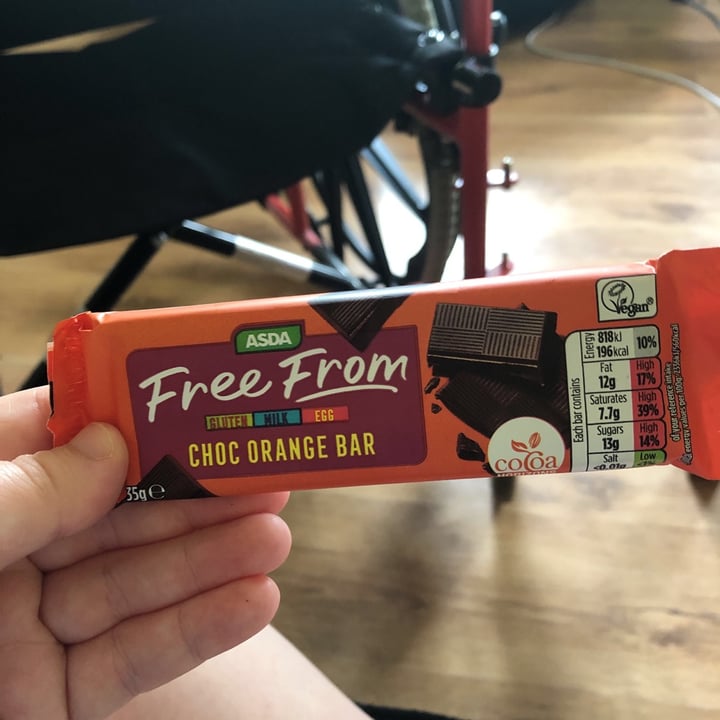 photo of ASDA Choc orange bar shared by @niamhemma on  13 Jul 2021 - review