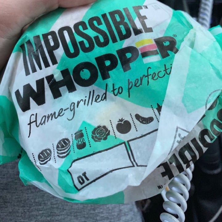 photo of Burger King Impossible Whopper shared by @hkircher on  28 Jan 2020 - review