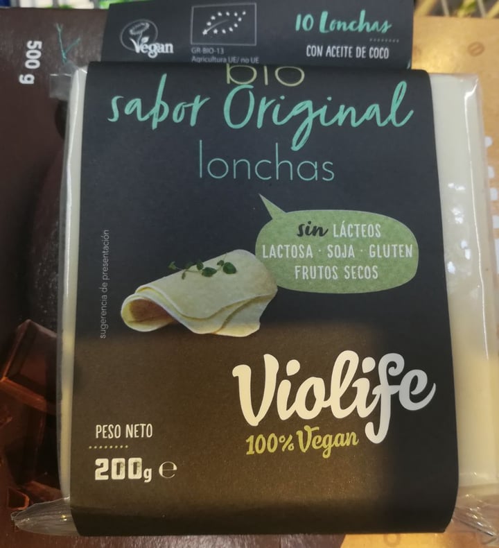 photo of Violife Lonchas Sabor Original shared by @yolivegan on  01 Mar 2020 - review