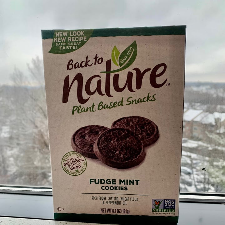 photo of Back to Nature Fudge Mint Cookies shared by @onehungryvegan on  11 Feb 2021 - review