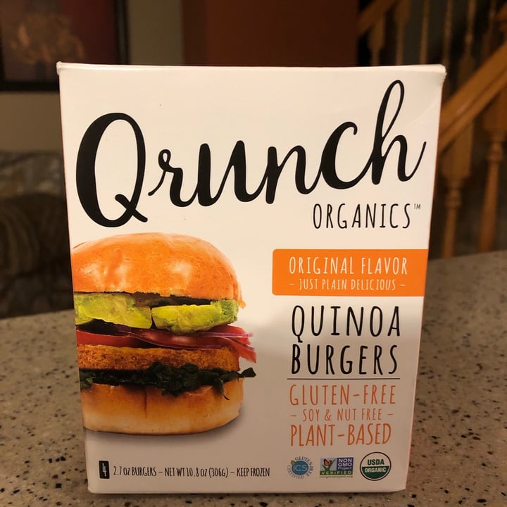photo of Qrunch Organics Quinoa Burgers shared by @annettej on  03 Feb 2021 - review