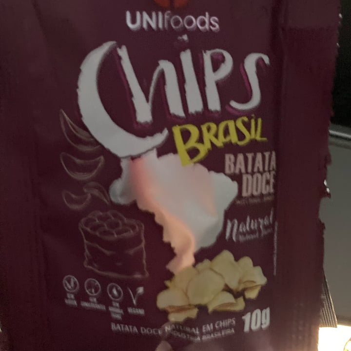 photo of UNIfoods Chips Brasil de Batata Doce shared by @deboramagrini on  24 Sep 2022 - review