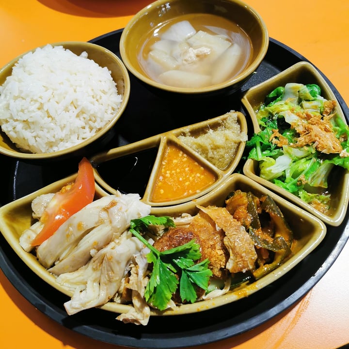 photo of 33 Vegetarian Food Set A Vegetarian Chicken Rice shared by @ycarolyn on  24 Oct 2020 - review