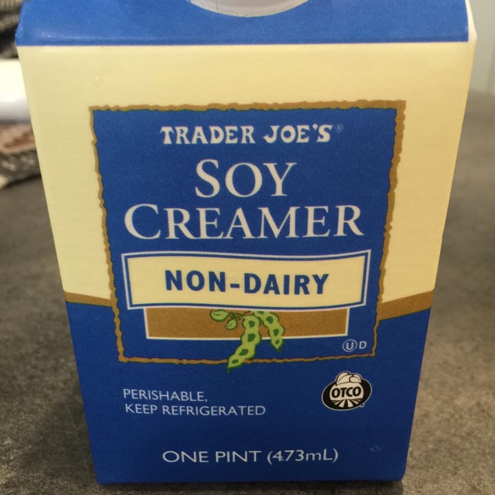 photo of Trader Joe's Soy Creamer shared by @ekelcem on  17 Jan 2020 - review