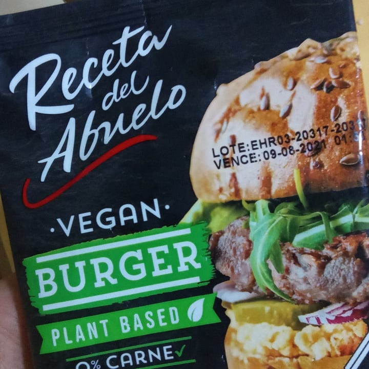 review photo of Receta del abuelo Vegan Burger Plant Based shared by @josesanhueza on 06 Feb 2021 - review