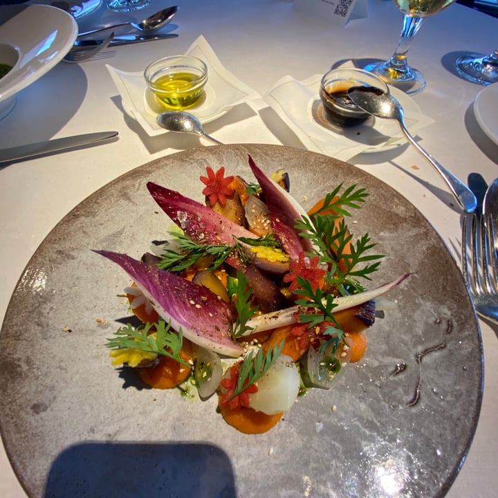 photo of City Social Barbequed heritage carrot, yuzu, roscoff, bitter leaves shared by @alexandrata on  19 Jun 2021 - review