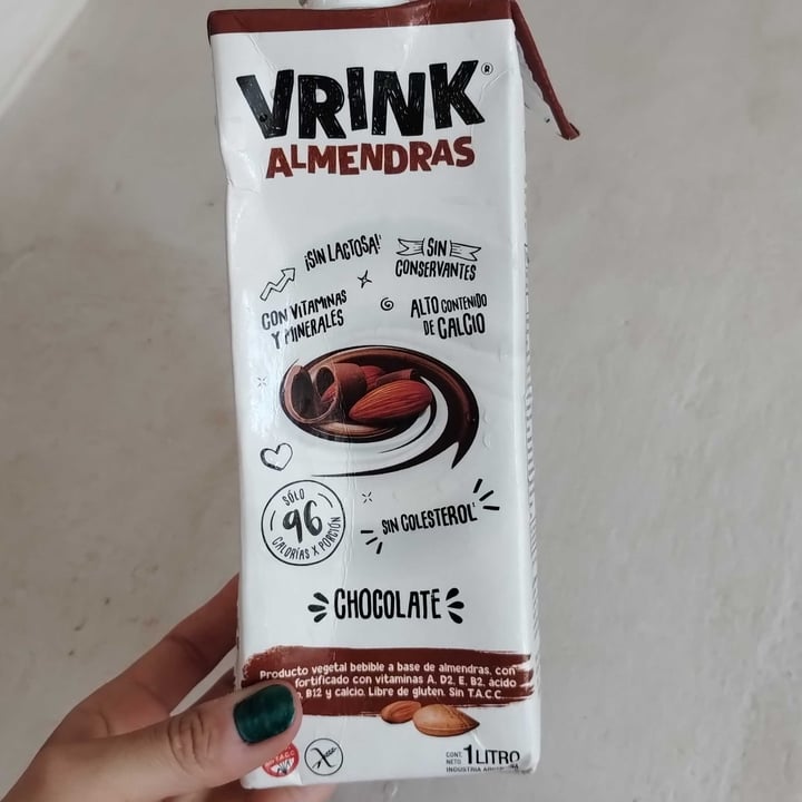 photo of Vrink Chocolatada con leche de almendras shared by @luluz on  25 Nov 2022 - review