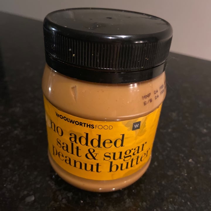 photo of Woolworths Food No Added Salt & Sugar Peanut Butter shared by @plantbasedstorm on  20 Oct 2020 - review
