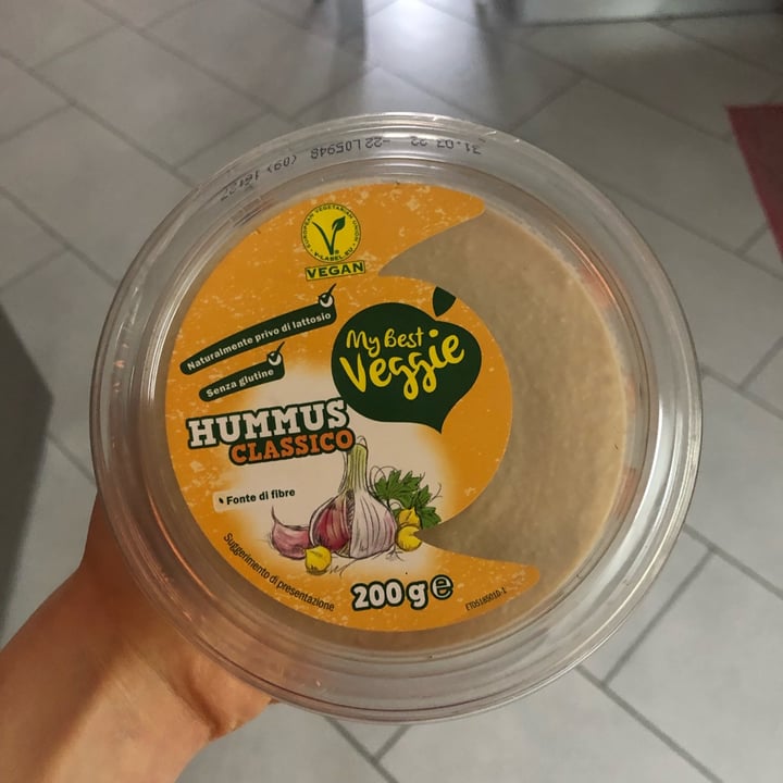 photo of My Best Veggie Hummus classico shared by @giorgiar on  04 Apr 2022 - review