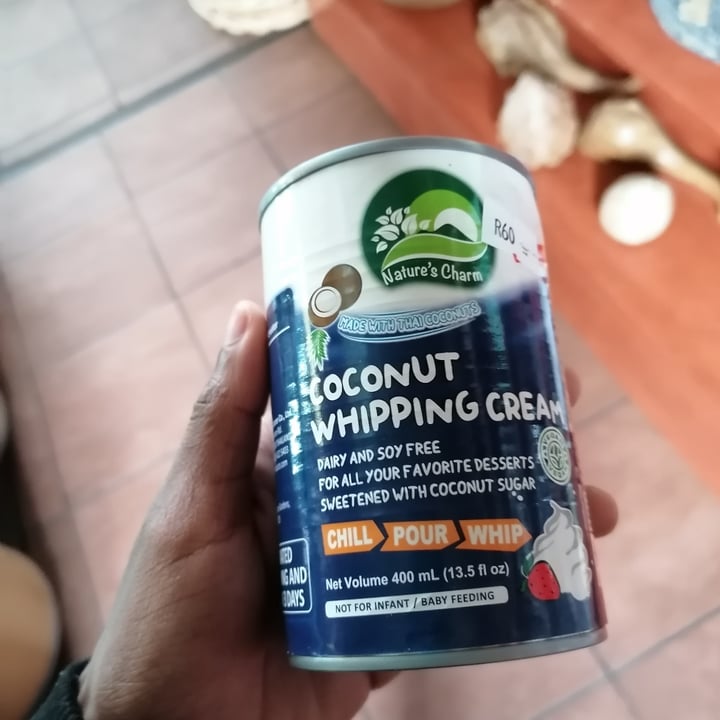 photo of Nature's Charm Coconut Whipping Cream shared by @sibusisoskosana on  15 May 2022 - review