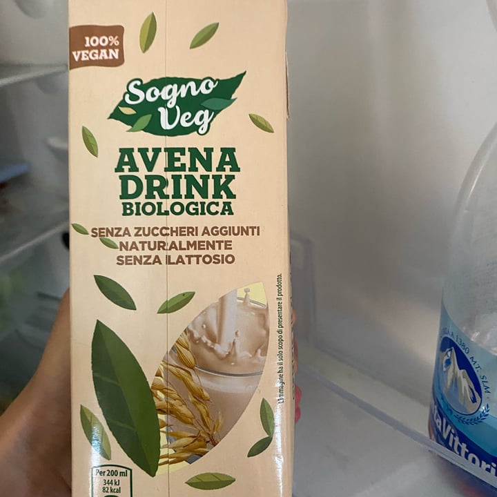 photo of Sogno veg Avena Drink shared by @bellavi on  07 Jul 2022 - review