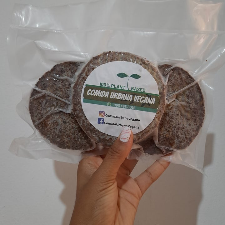 review photo of Comida Urbana Vegana Burger De Lentejas y Semillas de Girasol shared by @kariiflores on 26 Jun 2021 - review