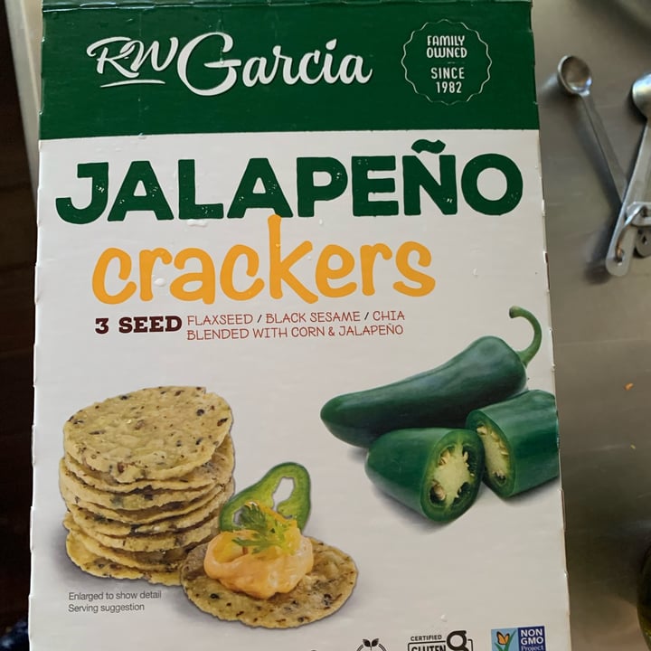 photo of RW Garcia Jalapeño crackers shared by @ehansen on  23 Jan 2022 - review