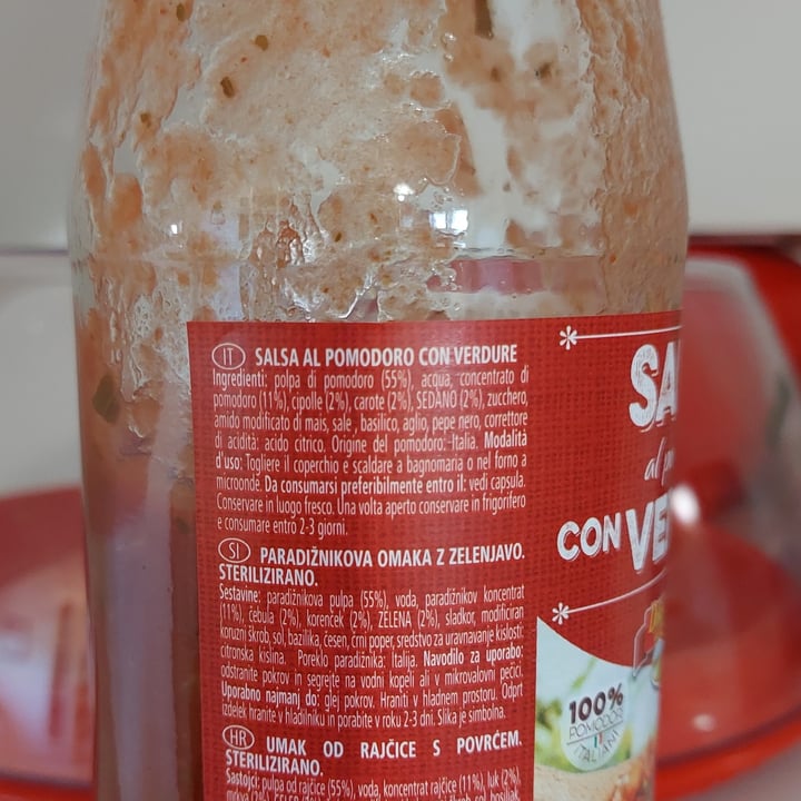 review photo of Delizie dal Sole Salsa al pomodoro con verdure shared by @valcor on 05 Apr 2022 - review